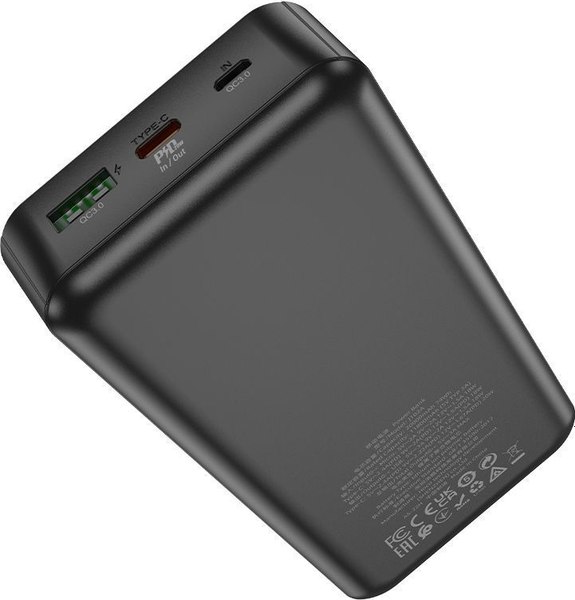 Портативное зарядное устройство Hoco J102A 20000mAh PD20W+QC3.0 (черный)