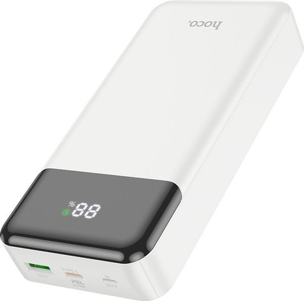 Портативное зарядное устройство Hoco J102A 20000mAh PD20W+QC3.0 (белый)