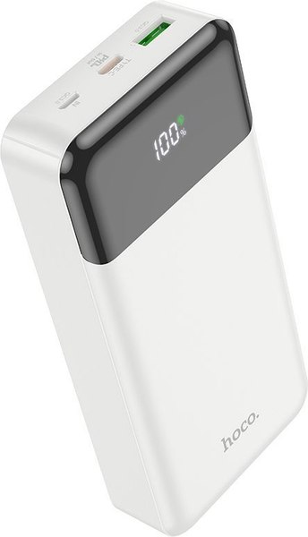 Портативное зарядное устройство Hoco J102A 20000mAh PD20W+QC3.0 (белый)