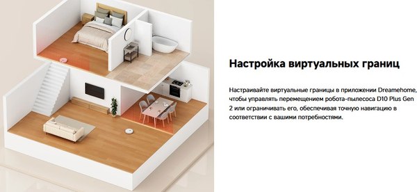 Робот-пылесос Dreame Robot Vacuum D10 Plus Gen 2 / RLD32GD
