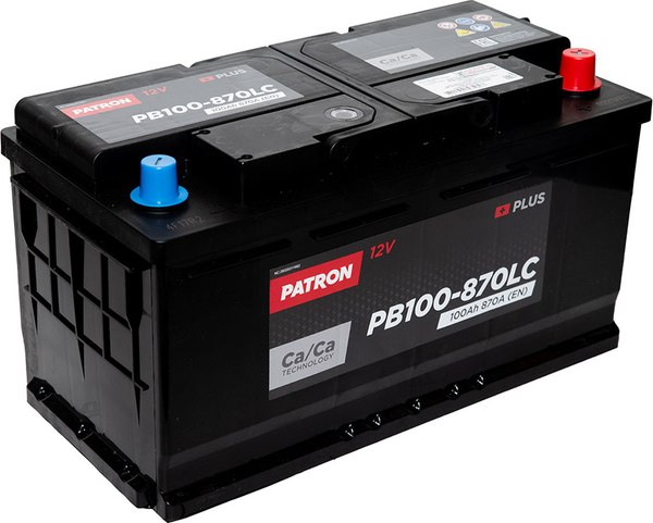 Автомобильный аккумулятор Patron Plus PB100-870LC