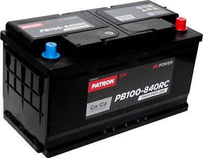 Автомобильный аккумулятор Patron Power PB100-840RC (100 А/ч) - 