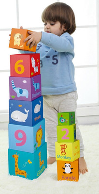 Развивающий игровой набор Classic World Кубики Животные и цифры CW35670 - 