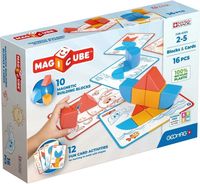 Развивающая игра Geomag Магнитные кубики фигуры и карточки GM302 - 