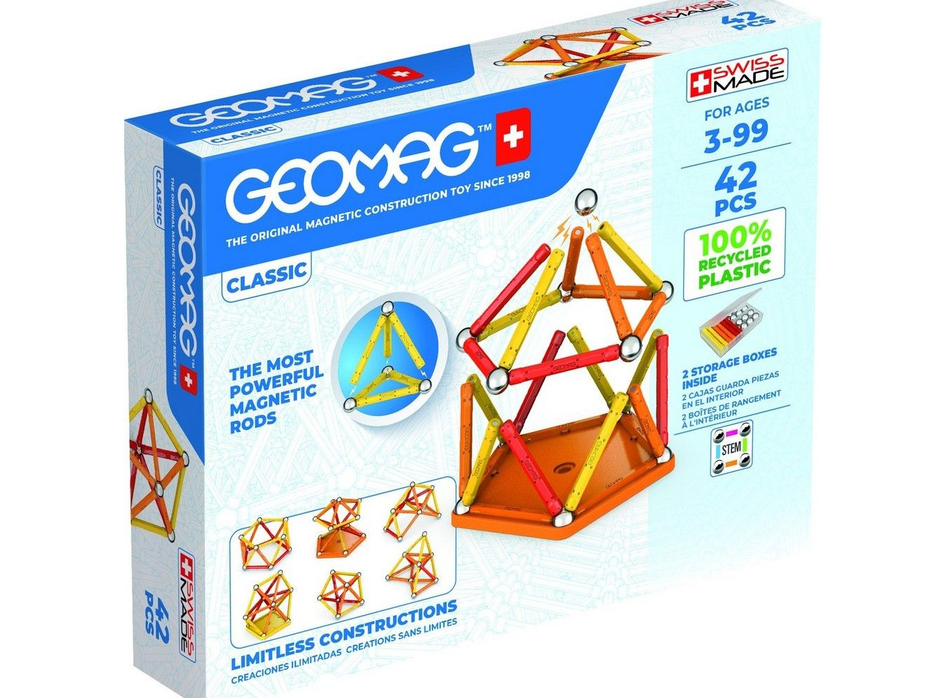 Конструктор магнитный Geomag Классик GM271