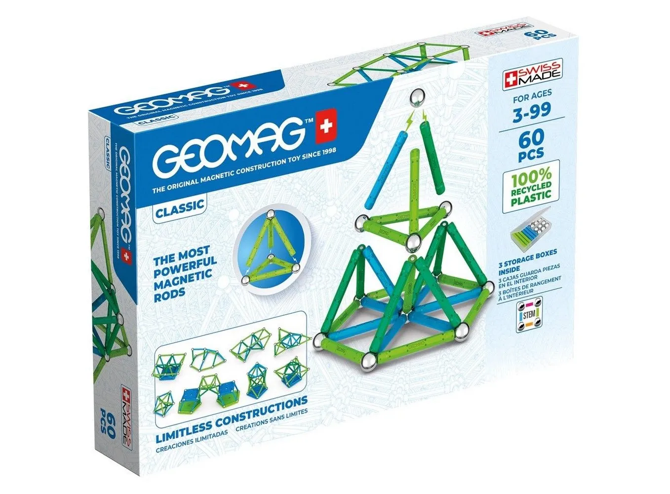 Конструктор магнитный Geomag Классик GM272