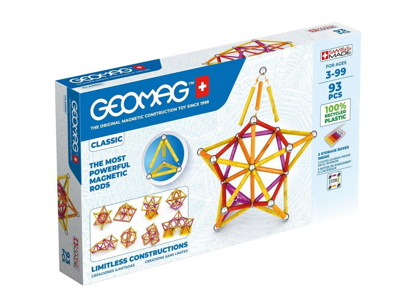 Конструктор магнитный Geomag Классик GM273