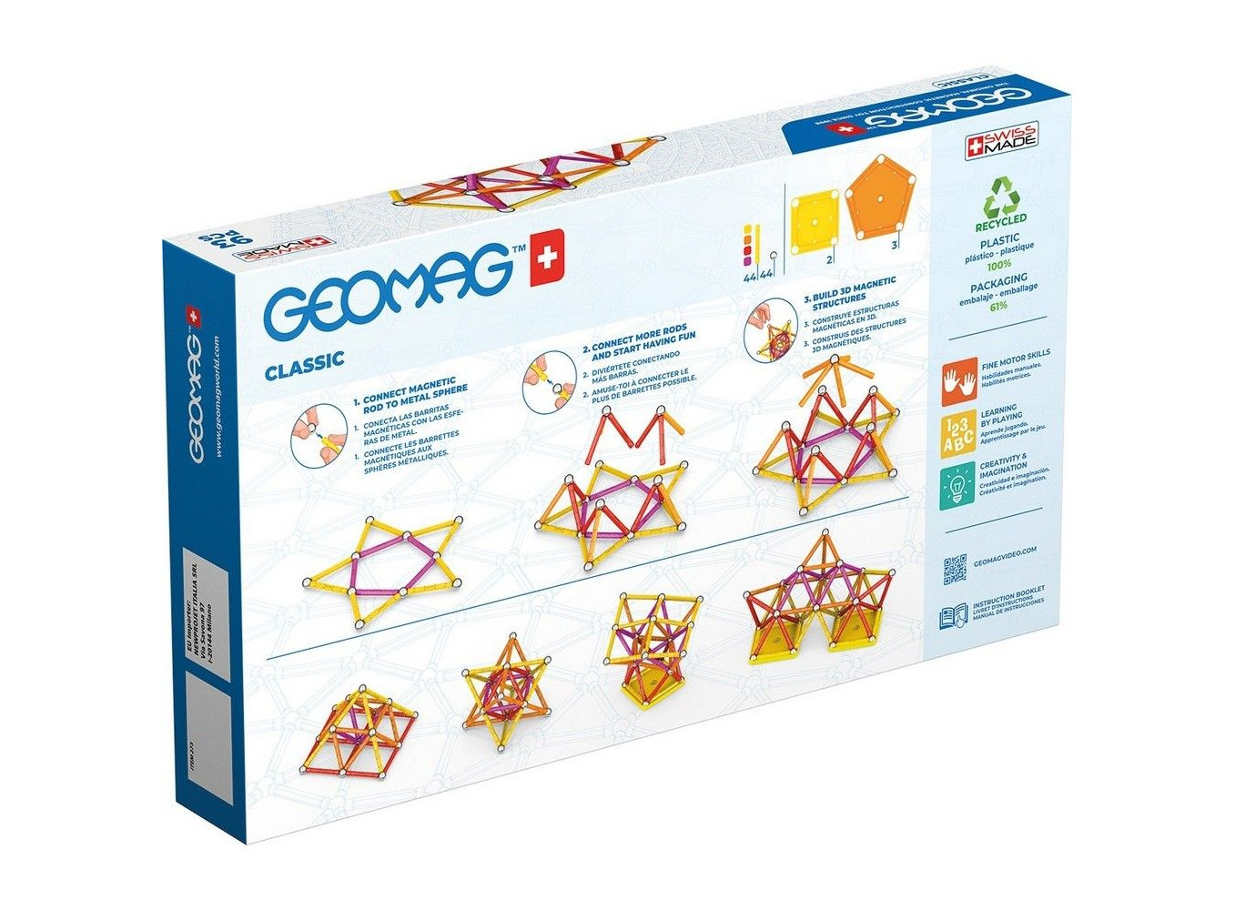 Конструктор магнитный Geomag Классик GM273