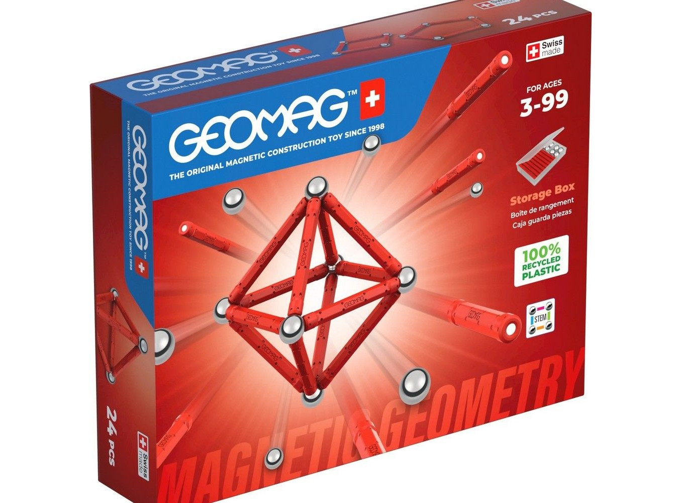 Конструктор магнитный Geomag Классик геометрия GM281