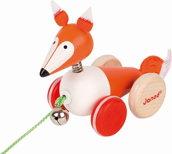 Игрушка-каталка Janod Лисичка J08191