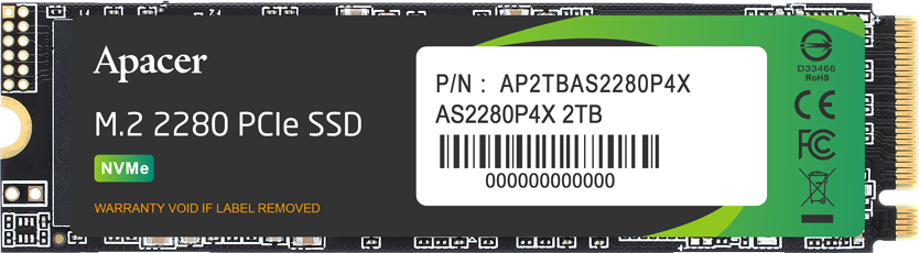 SSD диск Apacer AS2280P4X 256GB