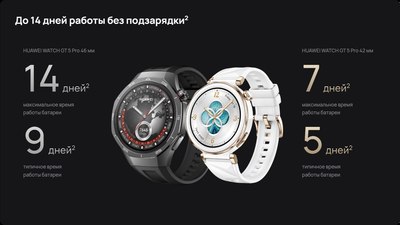 Умные часы Huawei Watch GT 5 Pro 46mm VLI-B29 / 55020DGH (черный ремешок)