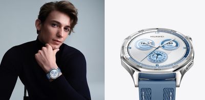 Умные часы Huawei Watch GT 5 46mm VLI-B19 / 55020DGJ (синий ремешок)