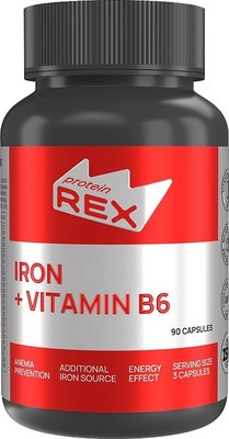 Витаминно-минеральный комплекс Rexy Iron + Vinamin B6 (49г)