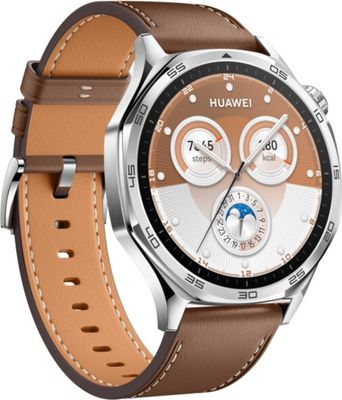 Умные часы Huawei Watch GT 5 46mm VLI-B19 / 55020DGK (коричневый ремешок)