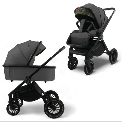 Детская универсальная коляска Bubago Bloom 2 в 1 / BG 134-2 (серый) - 