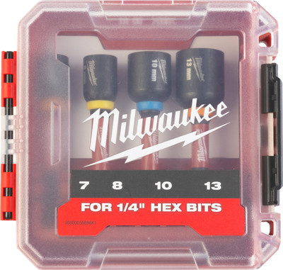 Набор головок слесарных Milwaukee Торцевые Shockwave Hex / 4932492445