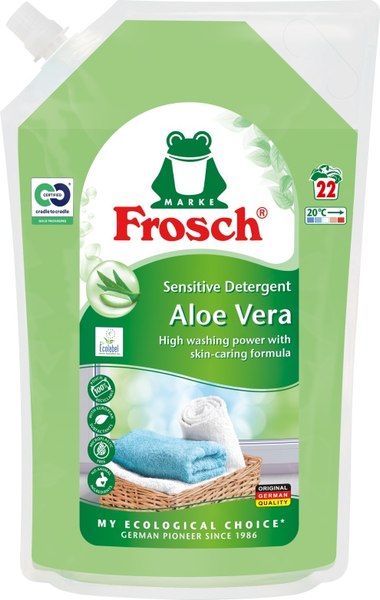 Гель для стирки Frosch Алое Вера (1.5л, дойпак)