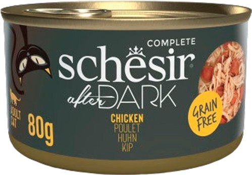Влажный корм для кошек Schesir After Dark с курицей (80г)