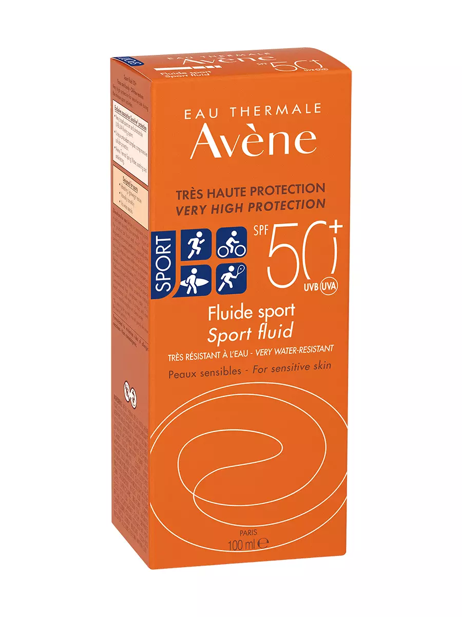 Флюид солнцезащитный Avene Sport SPF50+