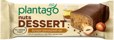 

Протеиновый батончик, Nuts Dessert Фундук-Гречишный чай