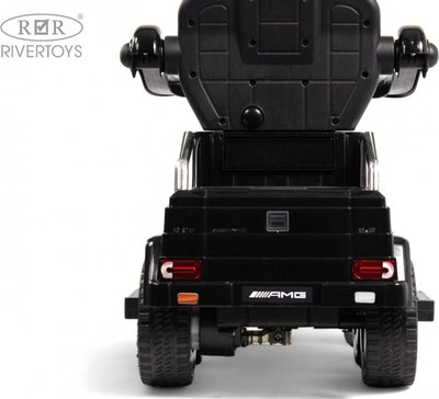 Детский автомобиль RiverToys Mercedes-Benz G63 / A010AA-H (черный)