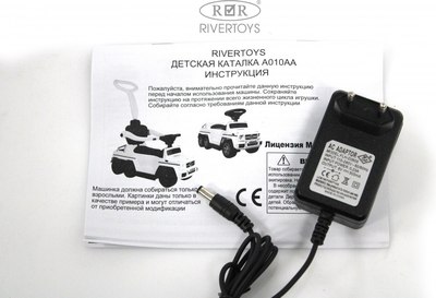 Детский автомобиль RiverToys Mercedes-Benz G63 / A010AA-H (черный)