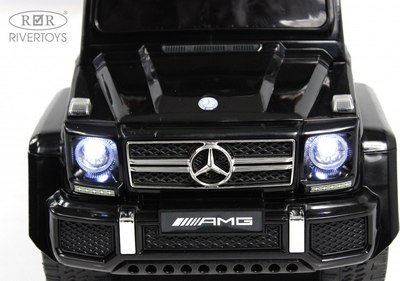 Детский автомобиль RiverToys Mercedes-Benz G63 / A010AA-H (черный)