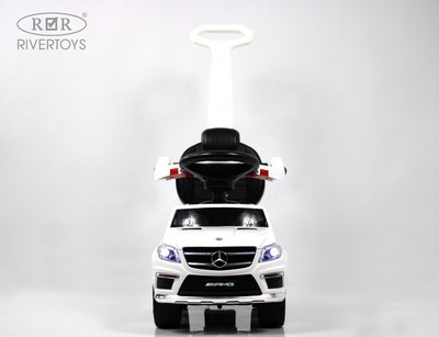 Качалка-каталка RiverToys Mercedes-Benz GL63 / A888AA-H (белый)