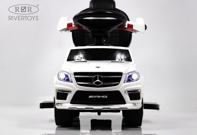 Качалка-каталка RiverToys Mercedes-Benz GL63 / A888AA-H (белый)