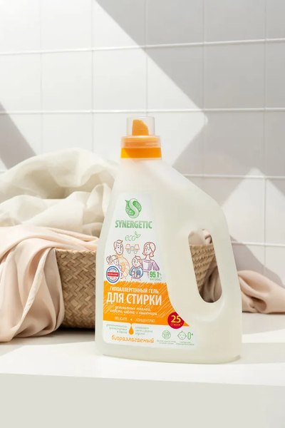Гель для стирки Synergetic Delicate биоразлагаемый (1.5л)