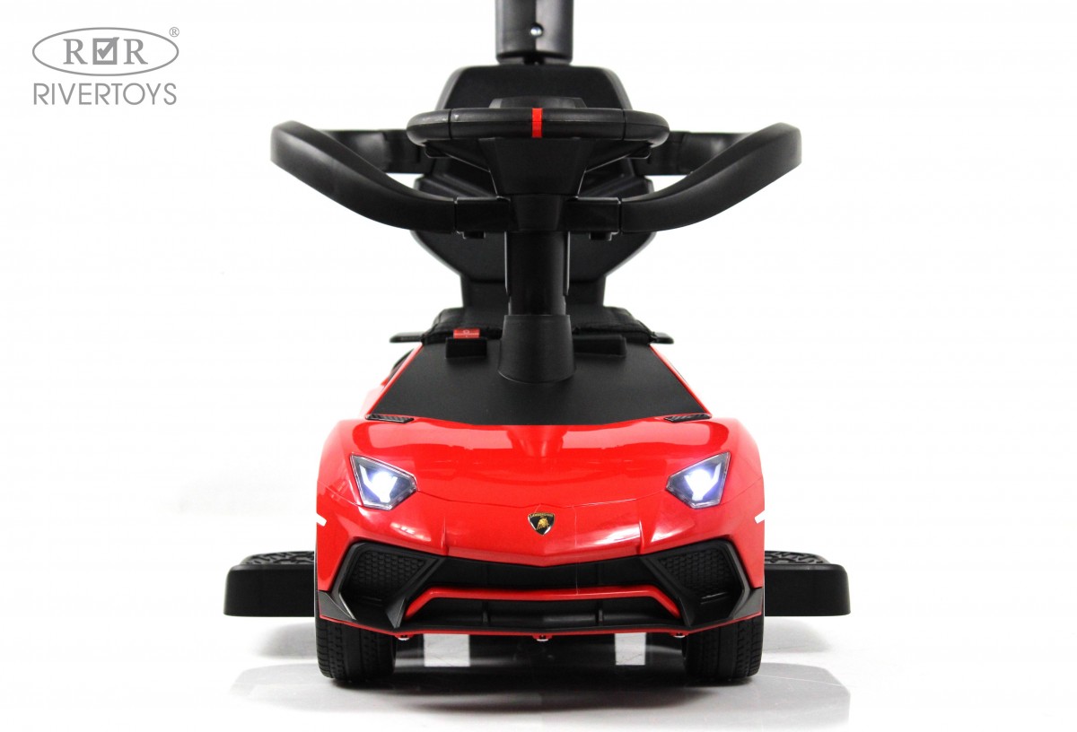Каталка детская RiverToys M555MM-M (красный) — фото 6