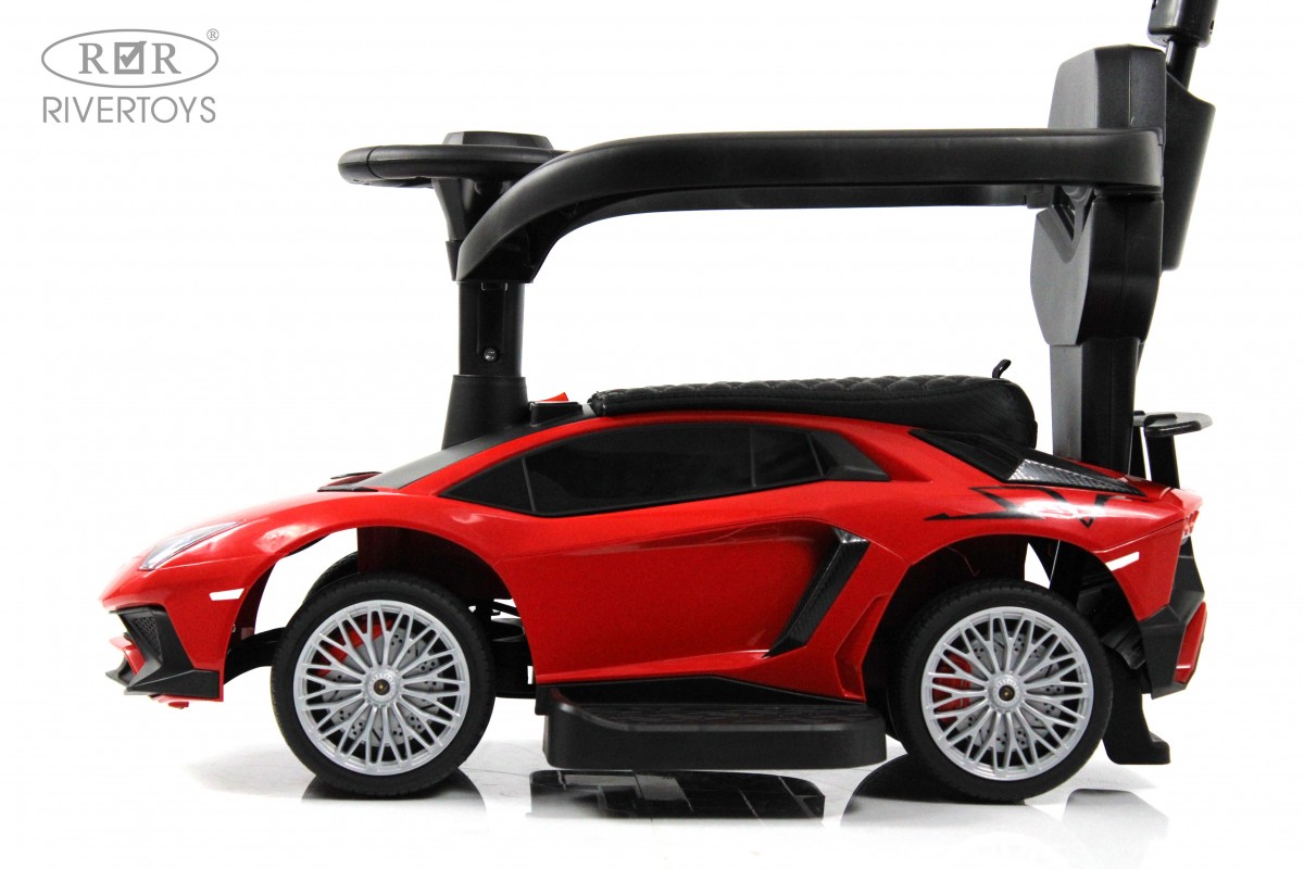 Каталка детская RiverToys M555MM-M (красный) — фото 5