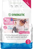 Стиральный порошок Synergetic Baby Sensitive для детского белья гипоаллергенный (3кг) - 