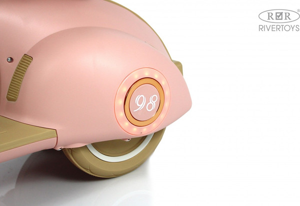 Изображение товара Детский мотоцикл RiverToys K444PX (розовый)