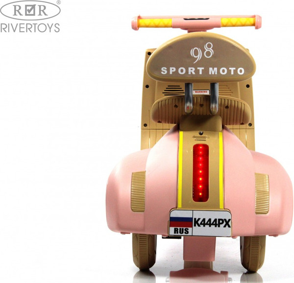 Изображение товара Детский мотоцикл RiverToys K444PX (розовый)