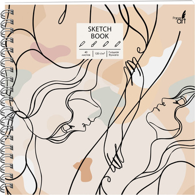 Скетчбук Paper Art Kids Girl / ТСМ405088 - 