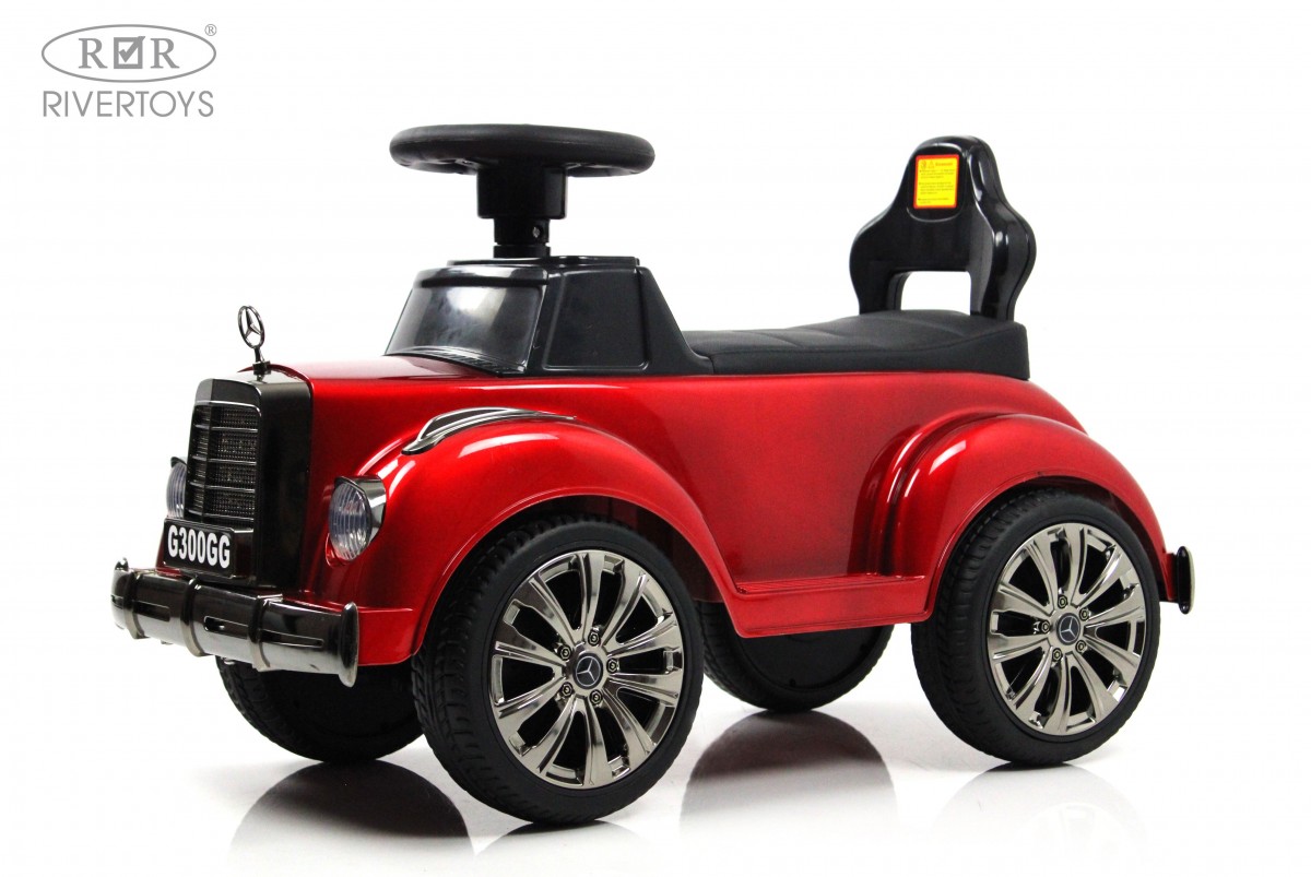 Каталка детская RiverToys Mercedes-AMG 300S / G300GG (красный глянец) — фото 2