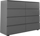 Комод Stolline Somero 8 ящиков 467.04 (серый) - 