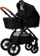 Детская универсальная коляска Tomix Walker Lux 3 в 1 / BD101TRIPLLUX (Black/Shinny Black) - 