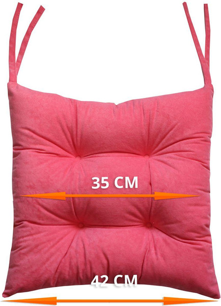 Изображение товара Подушка на стул MATEX Velours / 37-583 (светло-розовый)