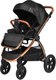 Детская универсальная коляска Tomix Walker Lux 3 в 1 / BD101TRIPLLUX (Black/Rose Gold) - 