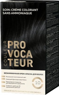 

Крем-краска для волос, Couleur тон 1.0