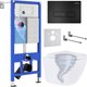 Унитаз подвесной с инсталляцией Roxen StounFix Dual Fresh 968313 - 