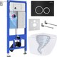 Унитаз подвесной с инсталляцией Roxen StounFix Dual Fresh 968339 - 