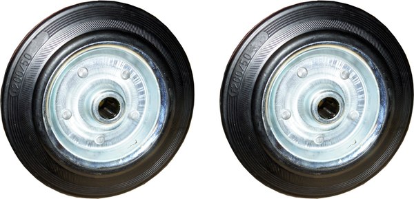 Комплект колес для тележки складской Rusklad d200 / 71060167 (2шт)