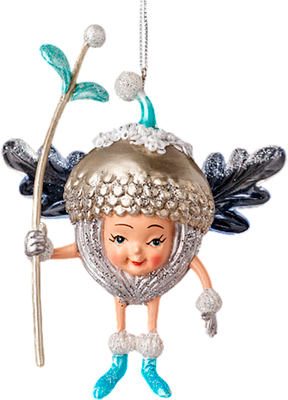 

Елочная игрушка, Decor. Желудь ледяного царства / 62283