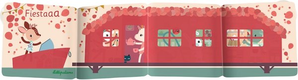Игрушка для ванной Lilliputiens Книжка-панель для ванной волшебная Фиеста 83308