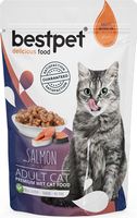 Влажный корм для кошек Bestpet Cat лосось в желе (85г) - 