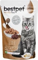 Влажный корм для кошек Bestpet Cat печень в желе (85г) - 